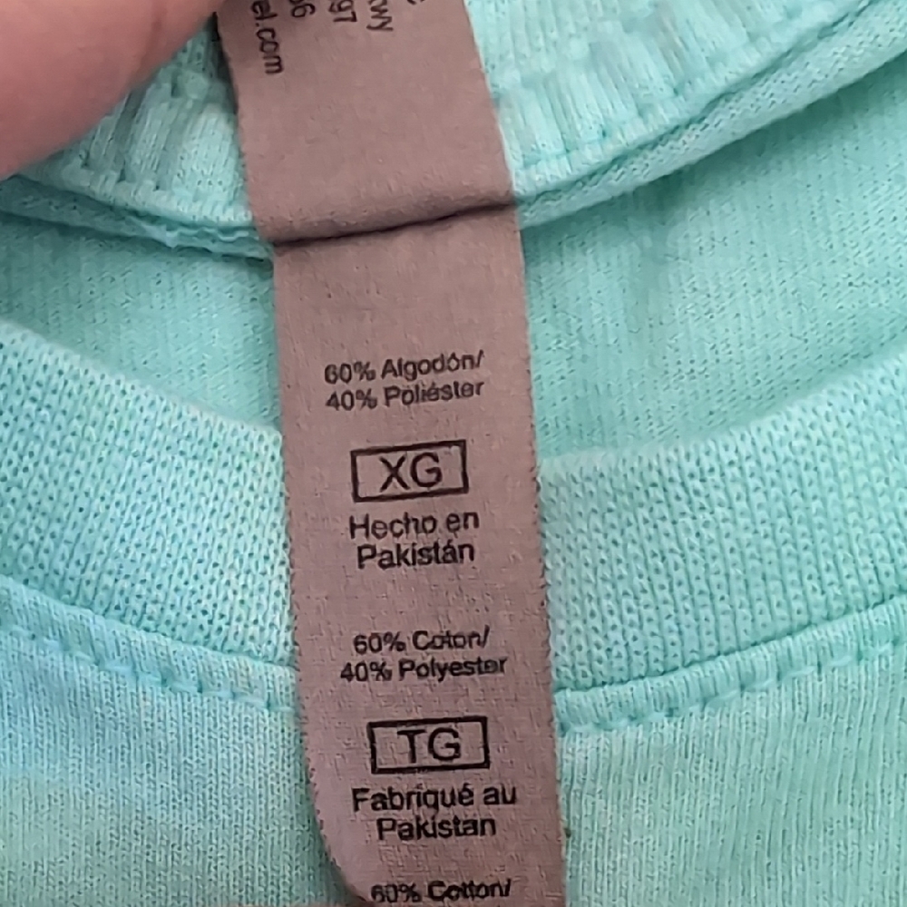 Sassy Salty Long Sleeve Shirt in Aqua By Southern Attitude - Picture 6 of 6